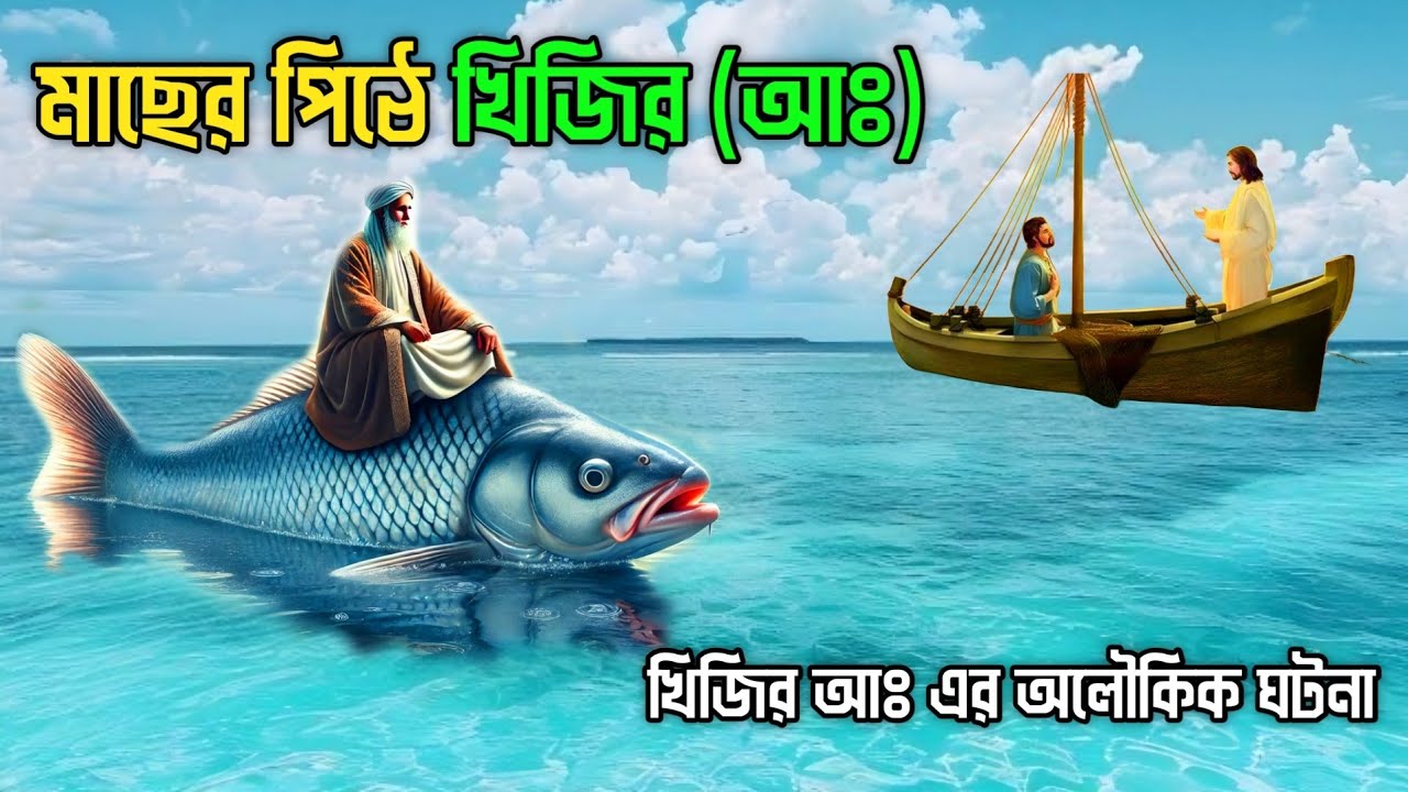 মাছের পিঠে হজরত খিজির (আঃ) || খিজির আঃ এর অলৌকিক ঘটনা || ইসলামিক কাহিনী || True Story Of Khidir A.S