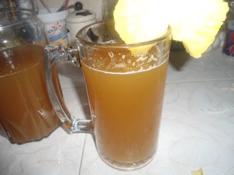 receta de tepache de piña casero-bebida refrescante-comiendoricoyfacil