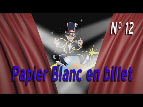 Voir la vidéo N°12 Production Cash - Papier Blanc En Billet de 50 €