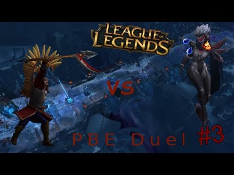PBE Duel #3 - Overbuffed Xin vs Mad-Rager Fiora