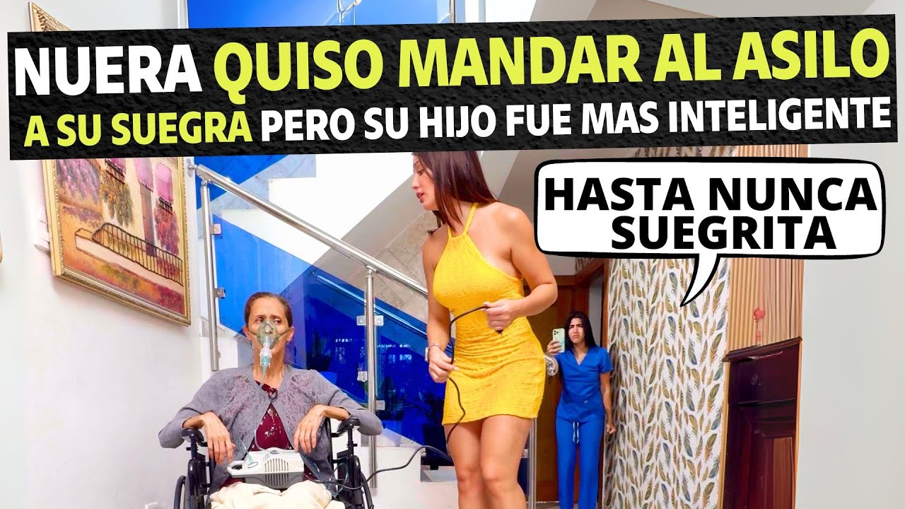 Nuera quiso mandar al asilo a su suegra pero su hijo fue más inteligente.