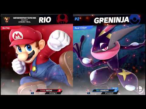 PHNM NoTag (Mario) vs WIN Anarchy (Greninja) - GamestaProBDayBash - Losers Finals