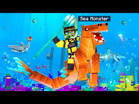 BeckBroPlays - CAPTURING a SEA MONSTER in MINECRAFT!