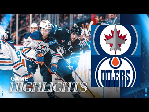 Winnipeg Jets vs. Edmonton Oilers - Game Highlights