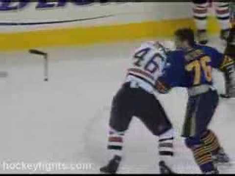 Zack Stortini vs Andrew Peters