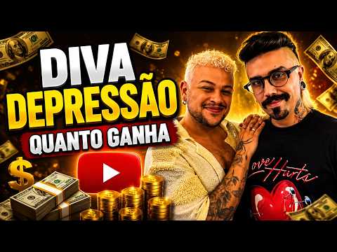 QUANTO GANHA O CANAL DIVA DEPRESSAO ? | GANHOS REAIS 2026