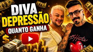 QUANTO GANHA O CANAL DIVA DEPRESSAO ? | GANHOS REAIS 2026