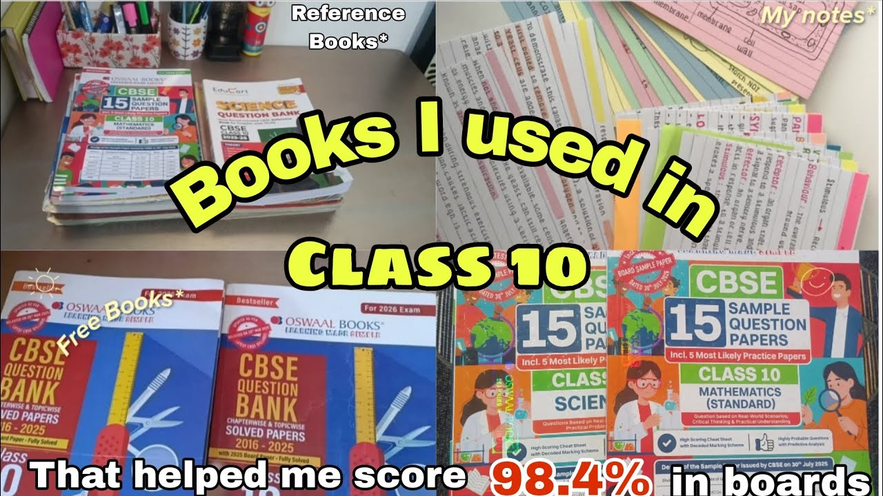 Best Reference books for Class 10📚| Best books class 10 2025-26 |Score 99% using them✨