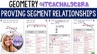 Geometry - Proving Segment Relationships