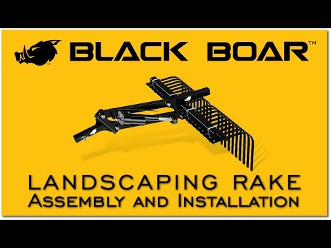 Black Boar Landscaping Rake: Assembly and Installation