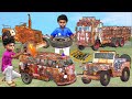 Mini Vehicles Restoration Tractor Ambulance Jeep Restoration Comedy Hindi Kahaniya New Funny Stories