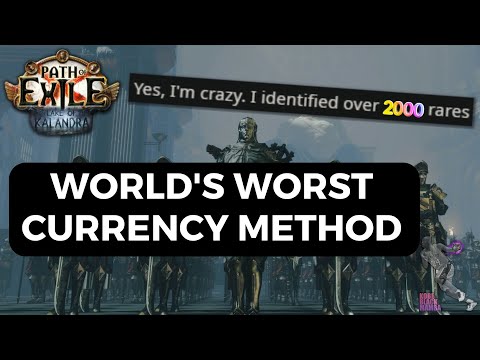 [PoE 3.19] What Happens when You Identify 2000 Rares for Profit? - WORLD's WORST Currency Method