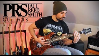 Video thumbnail for PRS Custom 24 Floyd Rose 10 top Tiger Orange by hayk ersemerci