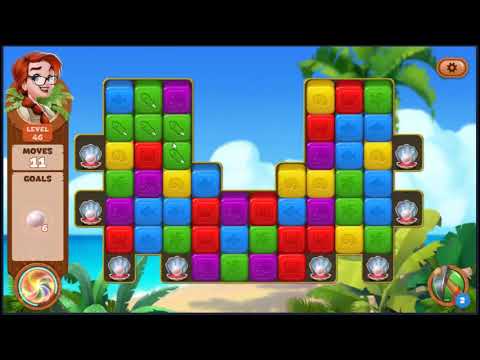 Lost Island Blast Adventure Level 46 - NO BOOSTERS 🏝️ | SKILLGAMING ✔️