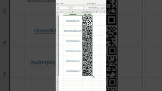 How to make QR codes in Excel (working)! #excel