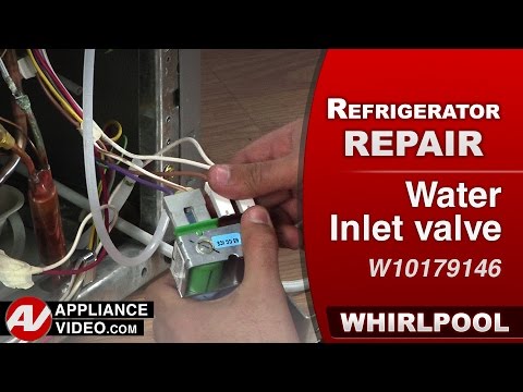 Whirlpool Refrigerator - No Ice or Water Through the Door - Water Inlet Valve Repair and Diagnostic