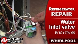 Whirlpool Refrigerator: No Ice or Water Through Door - Water Inlet Valve Repair and Diagnostic