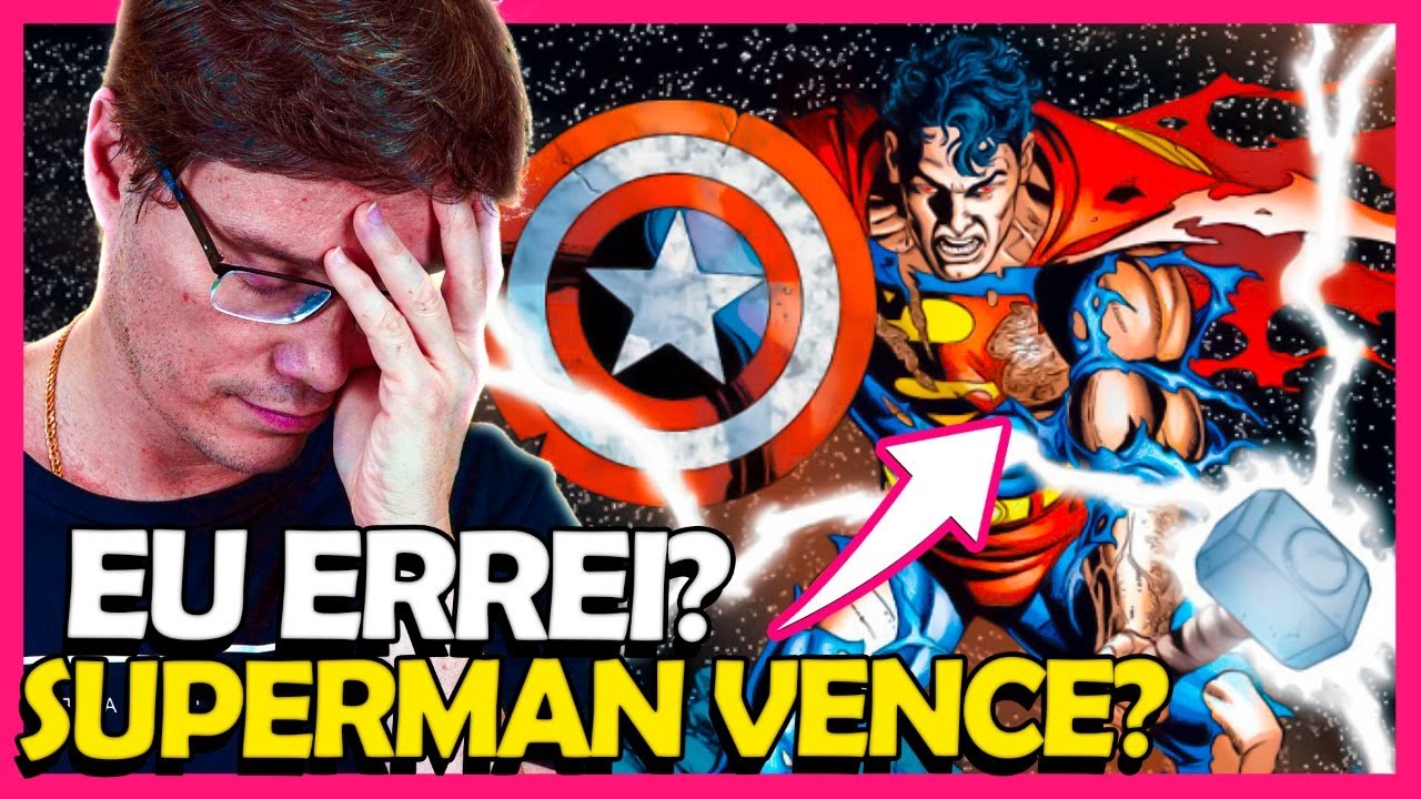 SUPERMAN ESPANCA O THOR! EI NERD ERROU?
