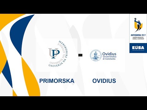 University of Primorska vs University Ovidius of Constanta, Group A Female - EUC Handball 2017