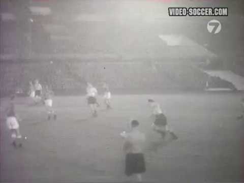 Goal! Friendly match 1954 USSR Sweden 3:0