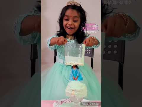 Pullme-up Cake | Rss kitchen&crafts |Samhita B'day heights | cute expretions of Samhita |Doll cake