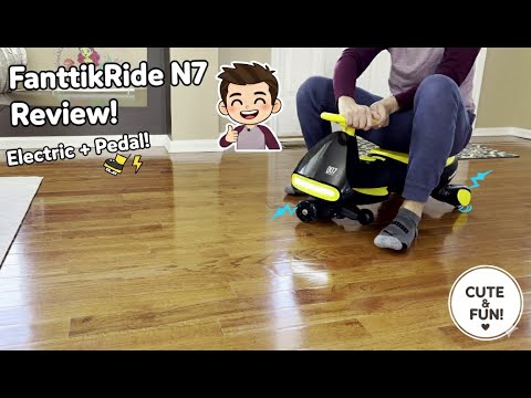 FanttikRide N7 Classic Electric Wiggle Car Review with Pedal   Is it FUN