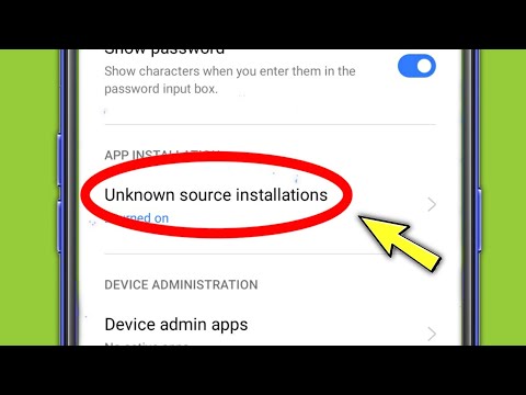 What is Unknown Source installations in Realme Mobile Phone 3i 9i Narzo 50a C25y