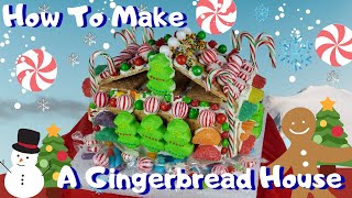 How To Make A Gingerbread House #EasyChristmasProject #DIYeasygingerbreadhouse