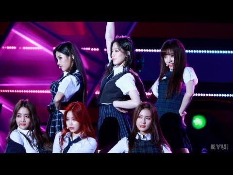 4k 180908 코리안뮤직웨이브 (여자)아이들 - 핫이슈 (Hot Issue) 스페셜무대 슈화포커스 fancam by류이