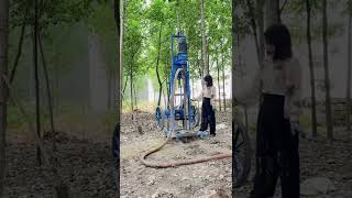 Small deep water well drilling machinery, good machinery and good tools to save time and effort