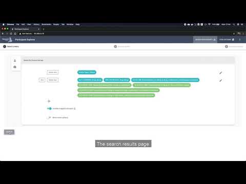 Participant Explorer: How to build a cohort with mapped concepts