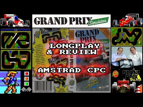 [AMSTRAD CPC] Grand Prix Simulator - Longplay & Review (Oliver Twins)