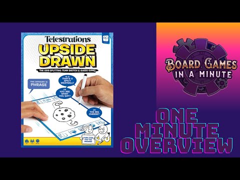 One Minute Overview of Telestrations Upside Drawn