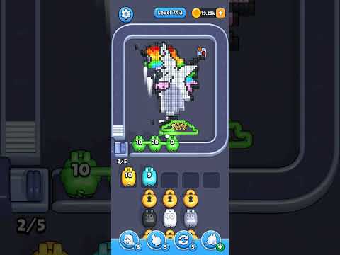 Pixel Flow Level 742 Walkthrough