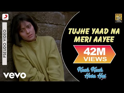 Tujhe Yaad Na Meri Aayee | Kuch Kuch Hota Hai | Shah Rukh Khan | Kajol | Udit Narayan | Alka Yagnik