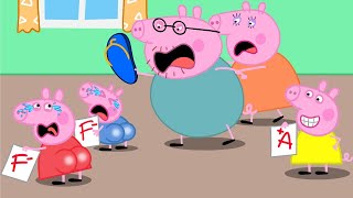 George and Peppa Is A Bad Student, Right??? | Peppa Pig Funny Animation