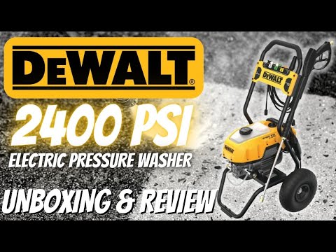 Dewalt 2400psi Electric Pressure Washer Review | Best Pressure washer for home use? | Power Washer