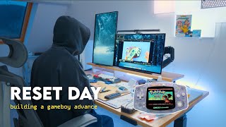chill gaming vlog | building an ultimate gameboy advance 👾🎮