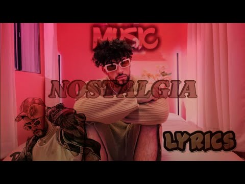 Bad Bunny x IA - Nostalgia Sal Que Te Paso a Buscar [ Letra- Lyrics]
