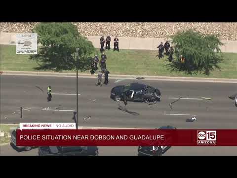 NOW: Suspected carjacking led to police situation near Dobson and Guadalupe in Mesa