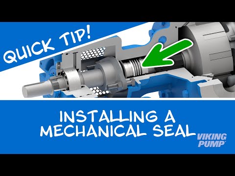 Part of a video titled Quick Tip: Installing a Mechanical Seal into a Viking Pump - YouTube
