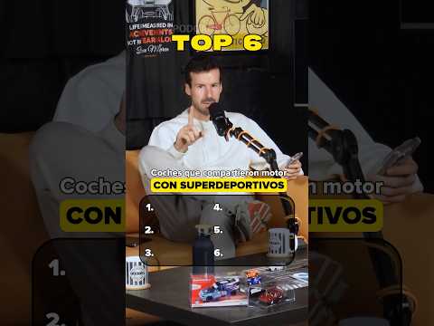 Los coches que compartían motor con superdeportivos🤯 #coches #top6 #podcast #automocion #ranking