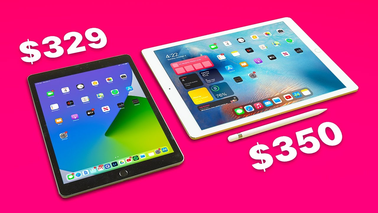 $329 iPad 8th gen vs $350 iPad Pro 12.9" // Battle of the Budget!