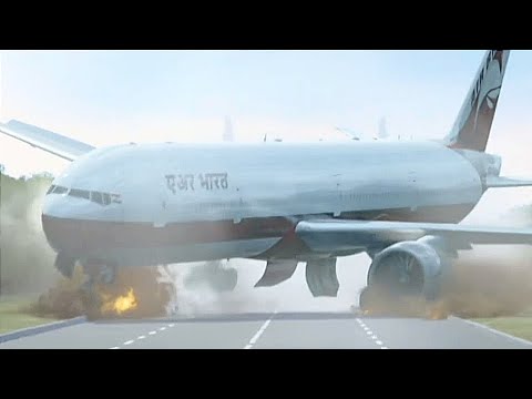 Air Bharat Flight 175 - Landing Animation
