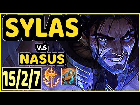 CHIPPYS (SYLAS) vs NASUS - 15/2/7 KDA TOP CHALLENGER GAMEPLAY - OC