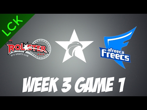 KT Rolster vs. Afreeca Freecs | Game 1 | HIGHLIGHTS | LCK W3D1 2017 Spring split