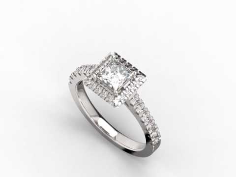 POLAD Diamond Engagement Ring - 0.95 ctw D32535-1