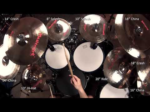 Masterwork Troy Series 3 pcs 14 Hi-Hat + 16" Crash + 20" Ride Cymbal Set image 5