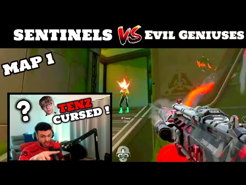 Tarik Reacts to Sentinels Vs Evil Geniuses - Map 1 Highlights - VCT Americas League NA 2023