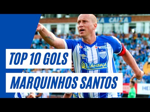 TOP 10: Gols de Marquinhos Santos - Os MELHORES GOLS da carreira de MARQUINHOS SANTOS